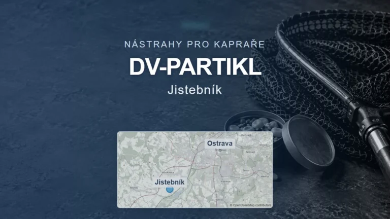 DV-partikl, Jistebník – obecný tematický motiv a orientační mapa obce u Ostravy