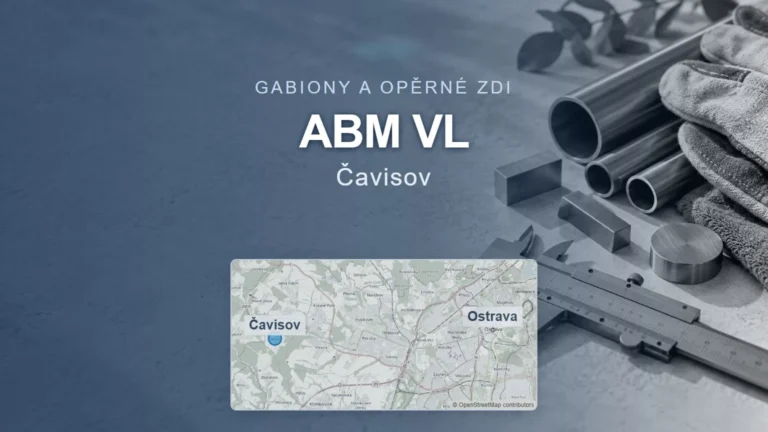 ABM VL, Čavisov – obecný tematický motiv a orientační mapa obce u Ostravy