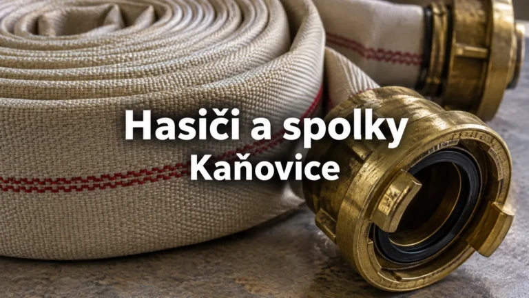 Hasičská hadice a spojka – Hasiči a spolky, Kaňovice