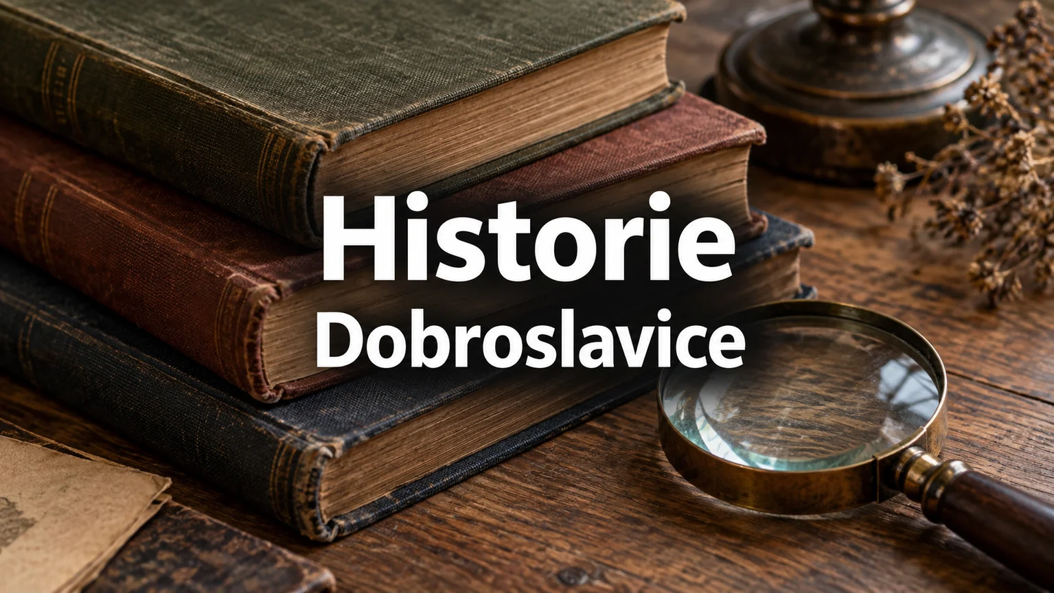 Staré knihy a lupa – Historie, Dobroslavice