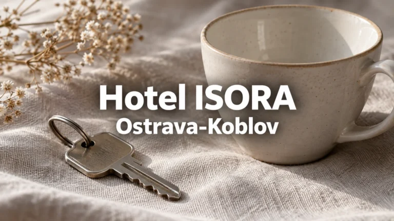 Klíč a prázdný šálek – Hotel ISORA, Ostrava-Koblov