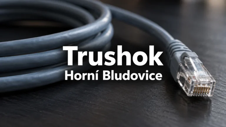 Síťový kabel a konektor – Trushok, Horní Bludovice