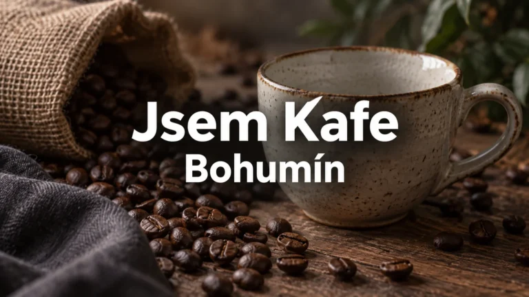 Prázdný šálek a kávová zrna – Jsem Kafe, Bohumín