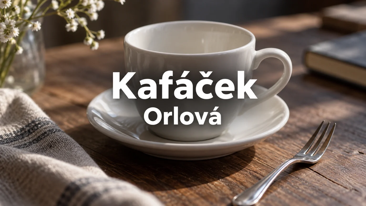 Prázdný šálek a dezertní vidlička – Kafáček, Orlová
