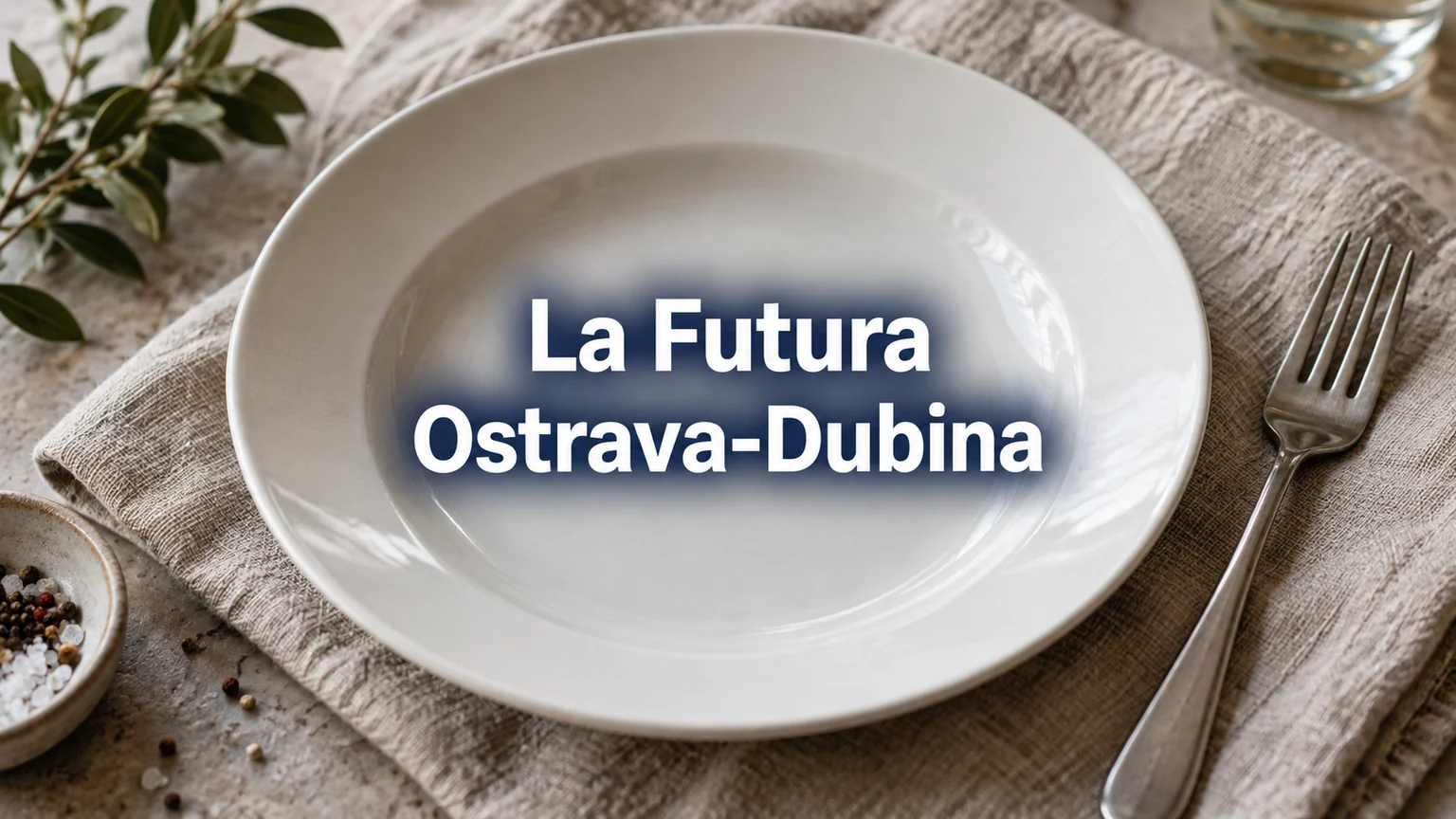 Prázdný talíř a vidlička – La Futura, Ostrava-Dubina