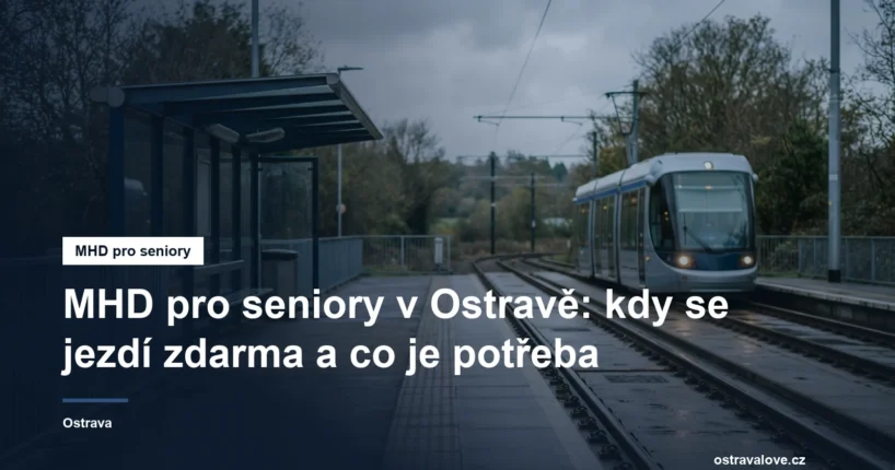 Prázdná tramvajová zastávka s přístřeškem a nízkopodlažním vozem