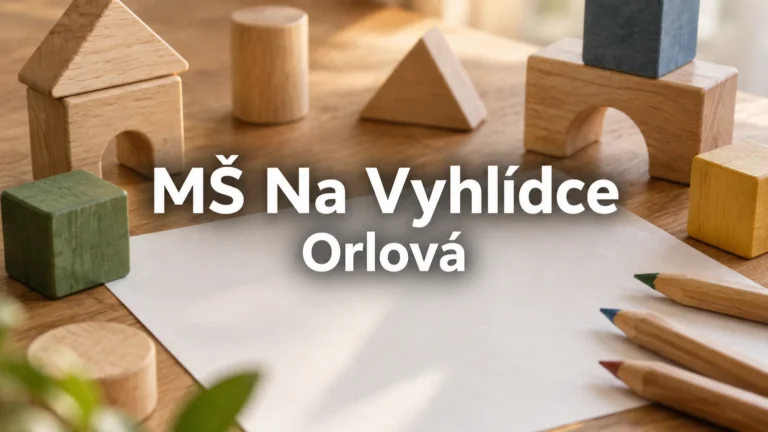 Dřevěná stavebnice a papír – MŠ Na Vyhlídce, Orlová