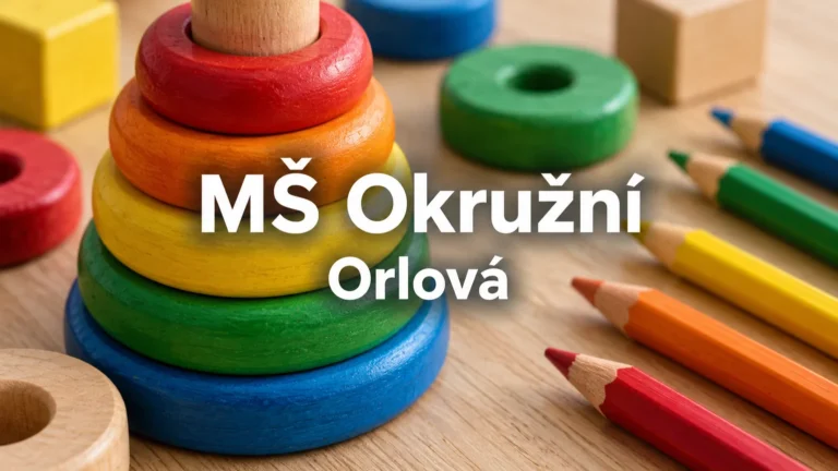 Dřevěná hračka a pastelky – MŠ Okružní, Orlová