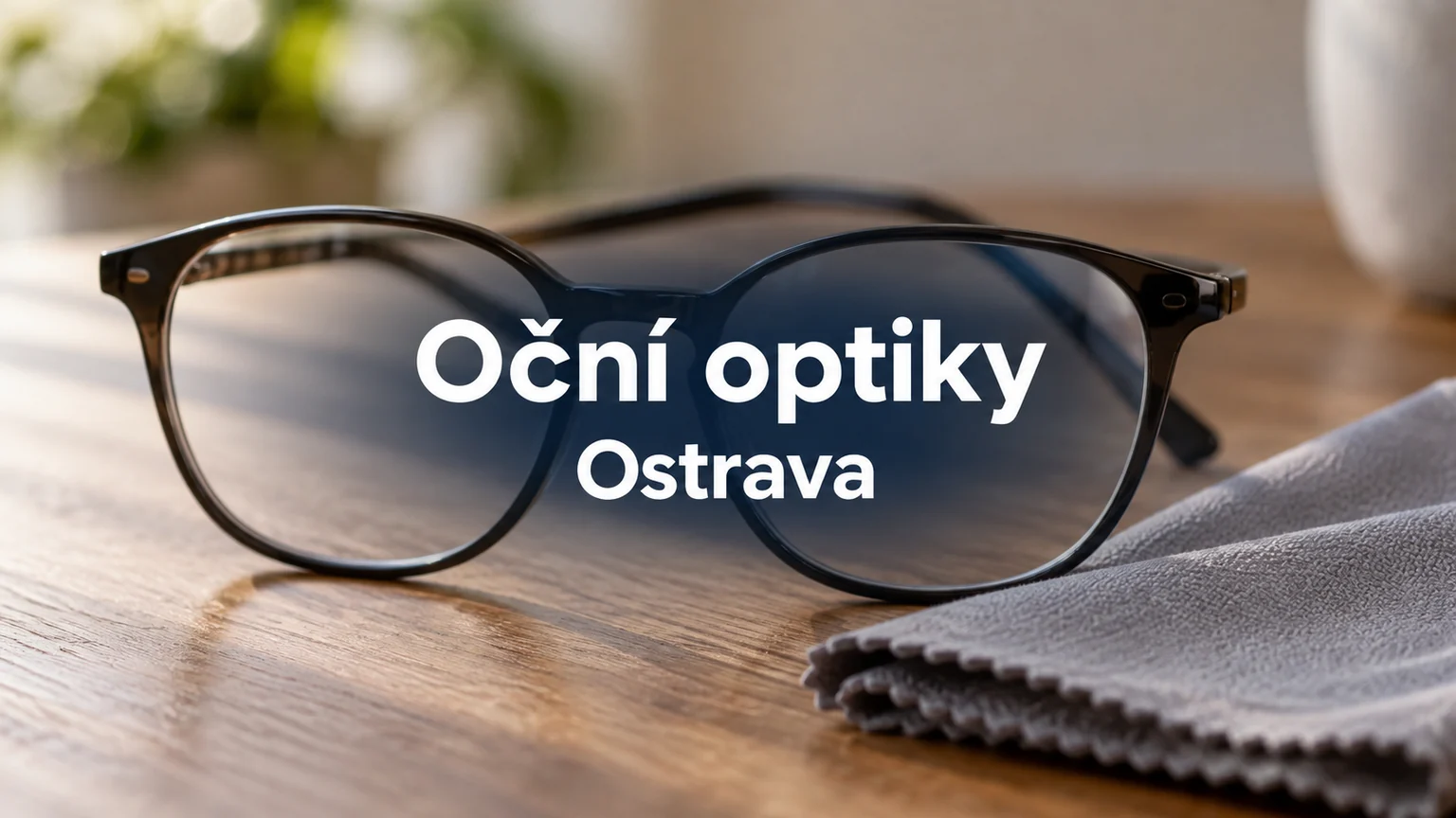 Brýle a utěrka na čočky – Oční optiky, Ostrava