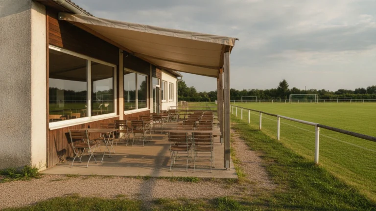 Restaurace u fotbalového hřiště