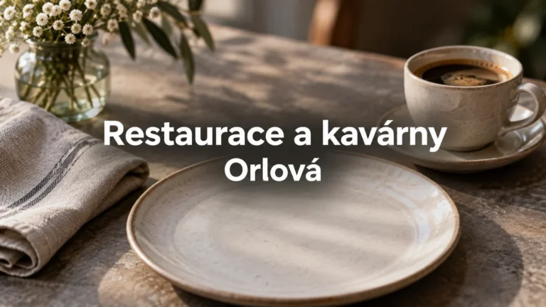 Prázdný talíř a šálek – Restaurace a kavárny, Orlová