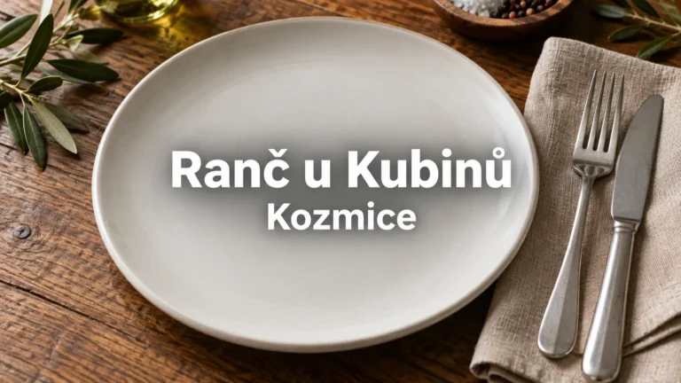 Prázdný talíř a příbor – Ranč u Kubinů, Kozmice
