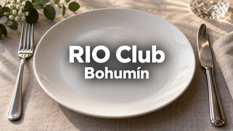 Prázdný talíř a příbor – RIO Club, Bohumín