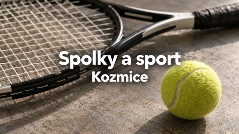 Tenisová raketa a míček – Spolky a sport, Kozmice