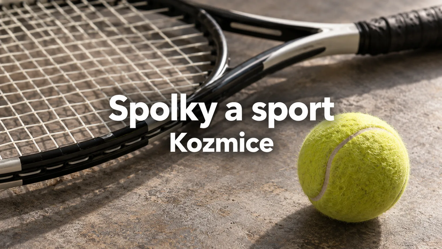 Tenisová raketa a míček – Spolky a sport, Kozmice