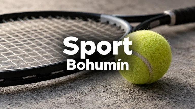Tenisová raketa a míček – Sport, Bohumín