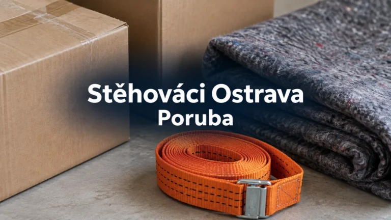 Krabice, stěhovací popruh a ochranná deka – Stěhováci Ostrava, Poruba