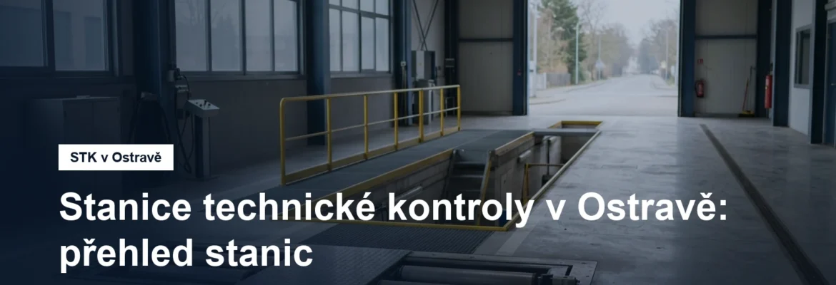 Prázdná kontrolní hala stanice technické kontroly s montážní jámou