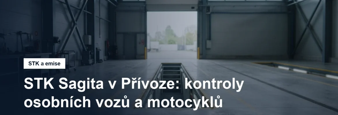 Prázdná kontrolní hala stanice technické kontroly s montážní jámou
