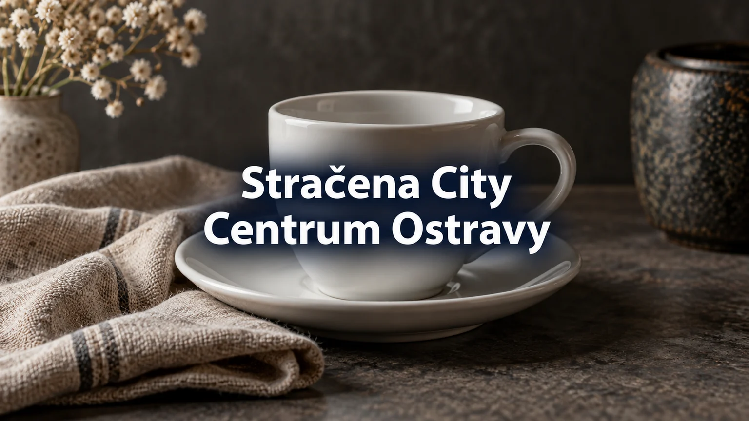 Prázdný šálek s podšálkem – Stračena City, Centrum Ostravy