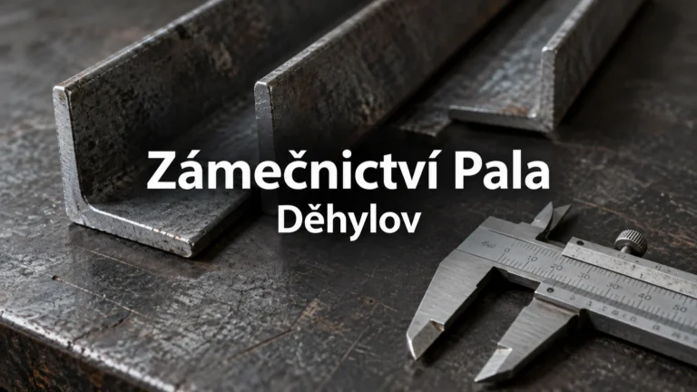 Ocelové profily a posuvné měřítko – Zámečnictví Pala, Děhylov