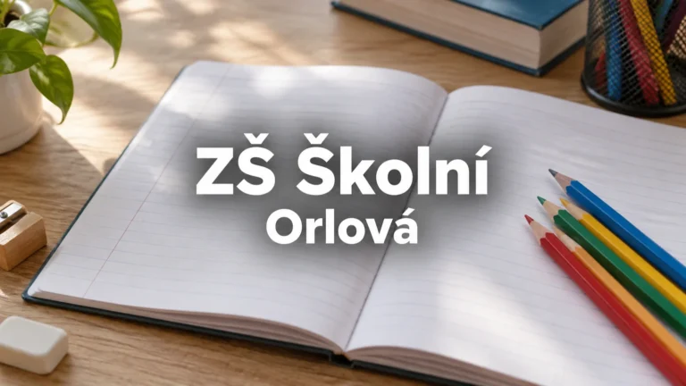 Sešit a pastelky – ZŠ Školní, Orlová